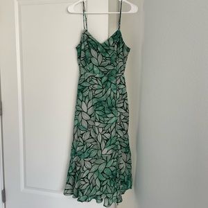 Beautiful Lulu Green Patterned Dress